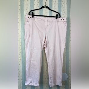 Ava & Viv Women's Plus Size 24W Ankle Pants Stretch Adjustable Waist